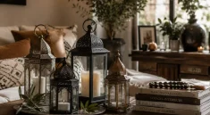 Lanternes créent une ambiance unique