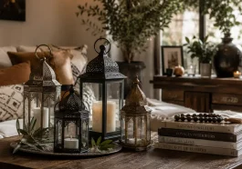 Lanternes créent une ambiance unique