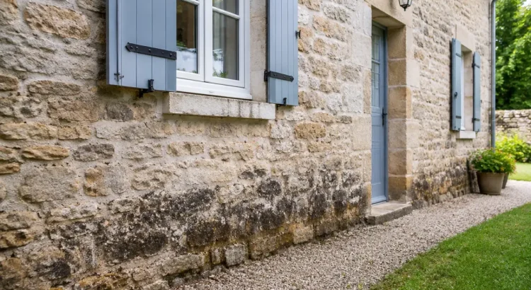 Traitement des remontées capillaires dans les maisons en pierre